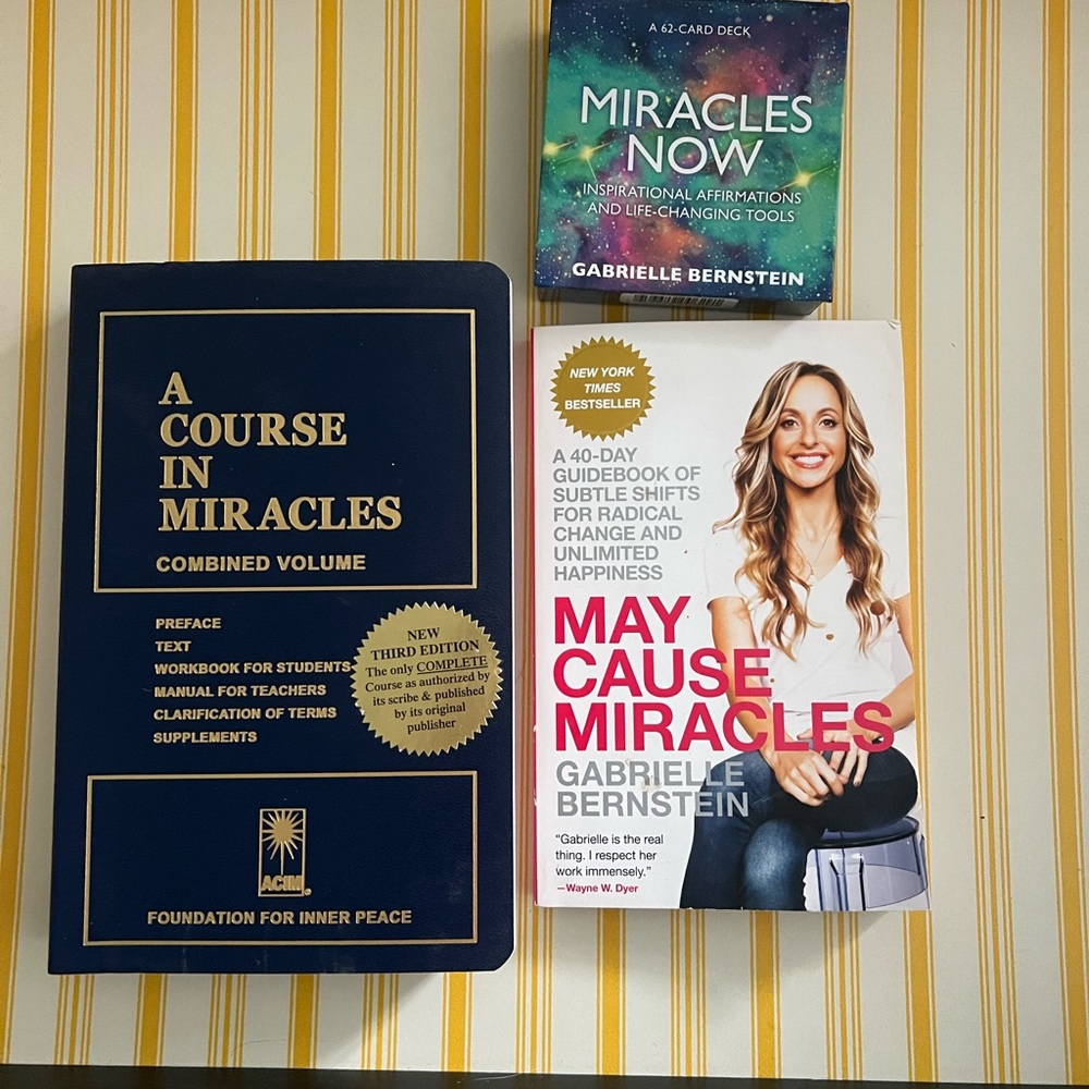 Gabby Bernstein books and oracle deck